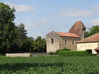 L'église, vue du chevet.