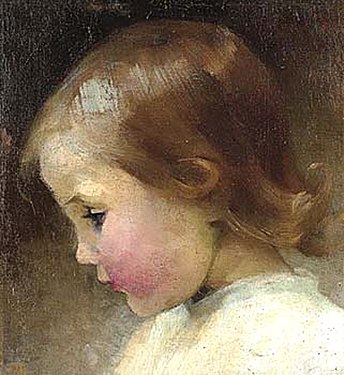 Profilo di bambina, 1887