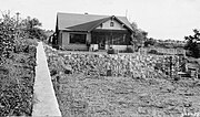 CCC photo of the ranger station residence (c.1933).