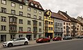 Rottweil, vista en la calle: Hochbrücktorstrasse
