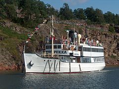 The S/S Ukkopekka, a Finnish screw steamer SS Ukkopekka 1.jpg