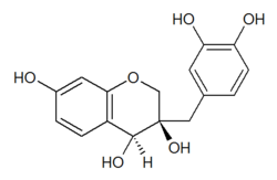 Chemical structure of sappanol