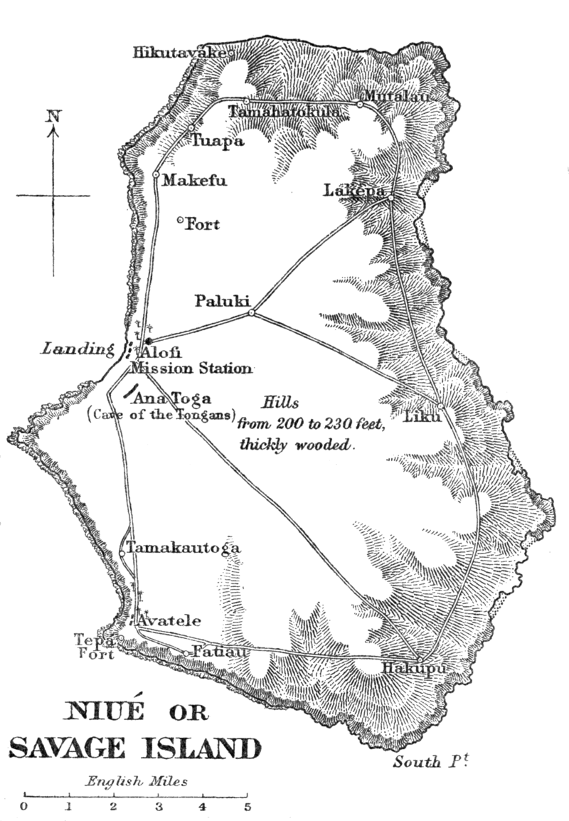 Savage Island Map
