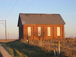 Abandoned school on State Route 274