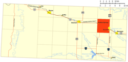 Location of Scranton Township