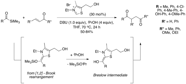 Scheme 8. Sila-Stetter reaction