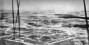 Western front, World War I, Somme River, Lochnager Crater, lead, munitions, soil, chalk, 1.2 million dead, France, Michelle Ule