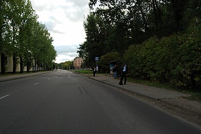 Улица Даугавгривас в Спилве