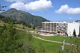 Le Cristal vu depuis le chemin de randonnée.