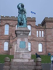 1896 statue, Inverness Castle Statue of Flora MacDonald - geograph.org.uk - 741250.jpg