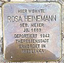 Stolperstein Anröchte Marktstraße 23 Rosa Heinemann