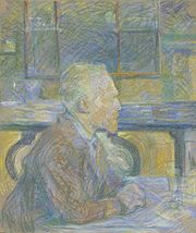 Vincent van Gogh, pastel drawing by Henri de Toulouse-Lautrec