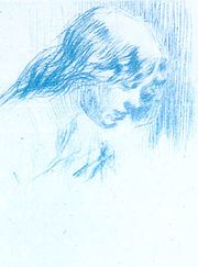 Etching of Whistler's beloved, Joanna Hiffernan (c.1860)