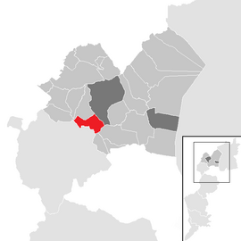 Poloha obce Wulkaprodersdorf v okrese Eisenstadt-okolie (klikacia mapa)