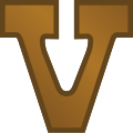 Insigne "V" en bronze pour la première récompense (dispositif standard pour l'US Army and US Air Force avant décembre 2016).