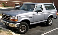 1992-1996 Ford Bronco photographed in USA.