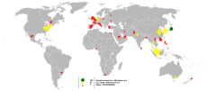 Az indonéz export fő célországai 2006-ban