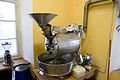 Kaffeeröstmaschine in Kleinrösterei in Gersau