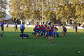 El Ceret Esportiu contra el SC Mazamet a l'estadi Louis-Fondecave de Ceret.