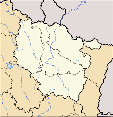 Mapa de localización de Lorena