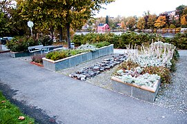 Agnar Mykles plass, Elvepromenaden og Nidelva