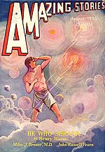 Amazing Stories cover image for August 1936