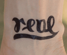 Ambigram tattoo Real Fake animated.gif