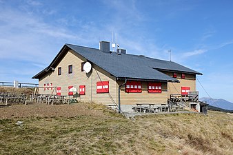 Le refuge de montagne Wetterkoglerhaus (de).