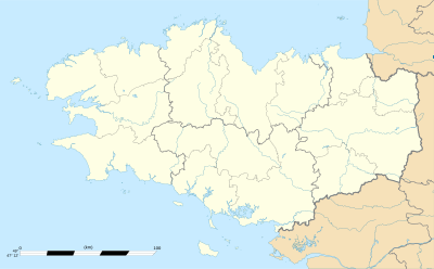 Location map Γαλλία Βρετάνη