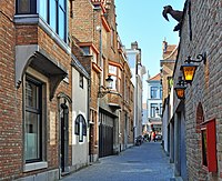 De Lendestraat, gezien van uit de Korte Vuldersstraat