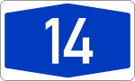 Bundesautobahn 14 için küçük resim