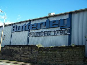 The Butterley Engineering sign in 2006