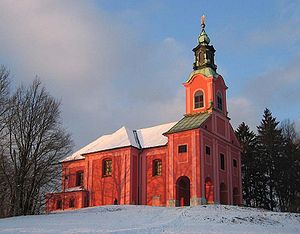 Maria's Visitation Church at Rožnik hill