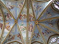 Gewölbe im Kirchenschiff – Fresken von Primaticcio