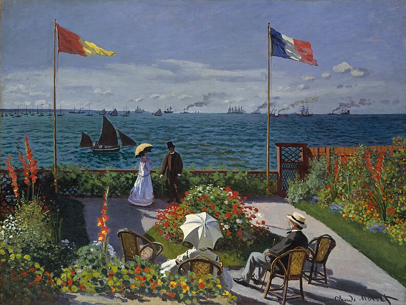 File:Claude Monet - Jardin à Sainte-Adresse.jpg