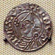 Coin of Cnut the Great, from the British Museum