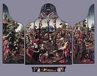 Triptych s Ukřižováním, Museum De Lakenhal, Leiden