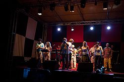 Del Arno Band performing live in 2009