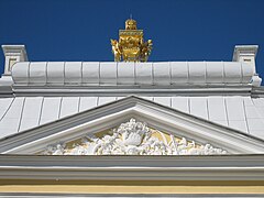 Une frise de Peterhof.