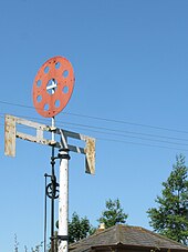 Disc and crossbar signal Didcot disc and crossbar signal.jpg