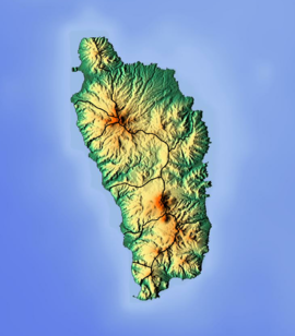 Morne Diablotins está localizado em: Dominica