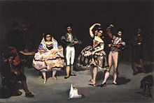 Edouard Manet, Le Ballet Espagnol (1862). Edouard Manet The Spanish Ballet.jpg