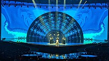 Description de l'image Eurovision 2022 - Semi-final 2 - Serbia - Konstrakta.jpg.