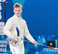 May Tieu mit der Bronzemedaille / Robert Vidovszky im Kampf um Bronze