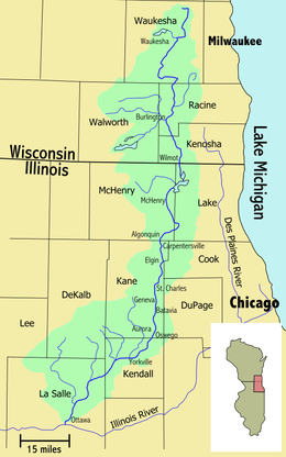 Illinois  on Fox River  Illinois River Tributary    Wikipedia  The Free