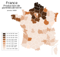 Agriculture de la pomme de terre en France.