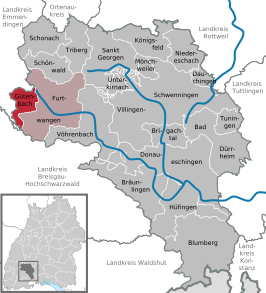 Kaart van Gütenbach