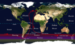 Route of the Sunday Times Golden Globe Race
