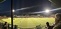 Panorama of the north, south and east stand of Veria Stadium during the premiere game between Greece vs Ukraine in 2015 European U19 championship.