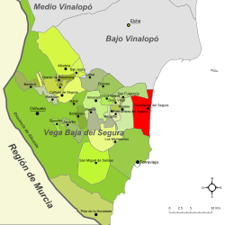 Guardamar del Segura – Mappa